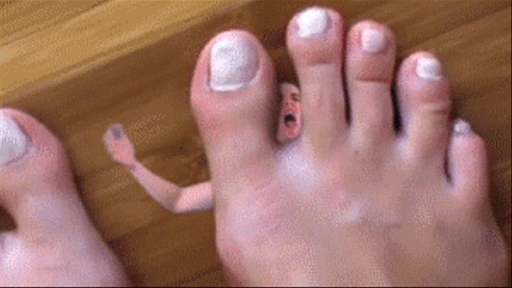 Brutal cock crush footjob with strappy fan xxx pic
